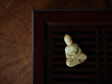 Buddha, tea figurine (jadeite), 6x4 cm