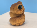Snake, tea figurine, tree, 3 cm