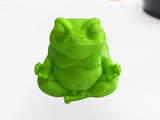 Toad, tea figurine, plastic, 7x8 cm