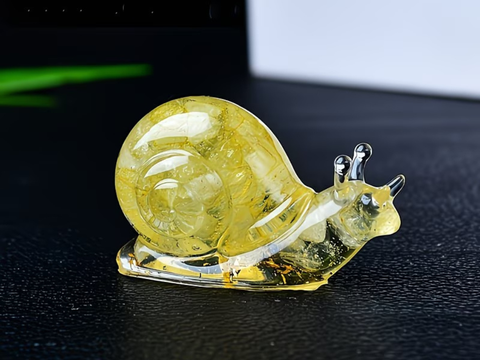 Ślimak, figurka herbaciana, żywica, 4х3 cm