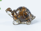 Żółw, figurka herbaciana, żywica, 5x2 cm