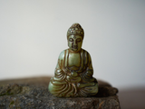 Buddha, tea figurine (jadeite), 6x4 cm