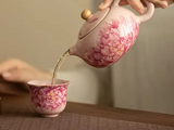 Tea set, ceramic, 3 pieces