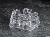 Podstawka do podgrzewania czajnika "Gwiazda”, szkło, 14 x 5 cm.