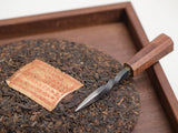 Deska do krojenia Pu Erh tea cake, drzewo wenge, 24x24x3 cm