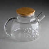 Kettle #1269, "Pomegranate" from "Tea Mail", 800 ml, fire glass