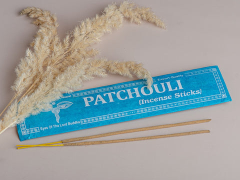 Kadzidło indyjskie Patchouli, 15 szt.
