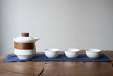 Tea set #259, ceramic, 4 items