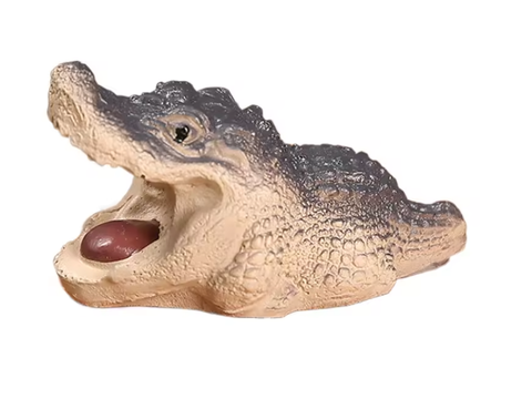 Крокодил, чайная фигурка, смола, 3,5x7x3,5 см