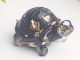 Żółw, figurka herbaciana, żywica, 5x2 cm