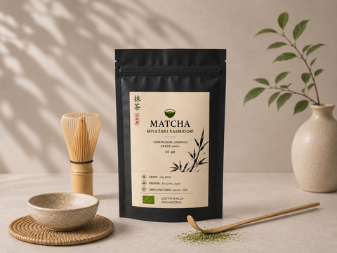 Matcha Miyazaki Saemidori Ceremonial Organic, AAA+, 50 gr., 2026