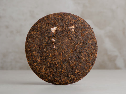 Shu Pu Erh "Dwa smoki z Bingdao", 357 gr., 2024 r.