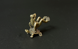 Frog and turtle figurine (3.3х4 cm), bronze