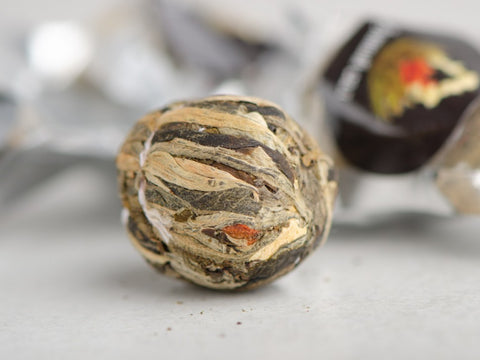 Bai Hua Xian Zi "AA", Jasmine from the moon garden, Bound tea with flowers