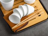 Camping set (tea ceremony set) #121, porcelain, 9 PCS.