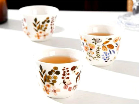 Пиала растительная», керамика, 6,5x5 см